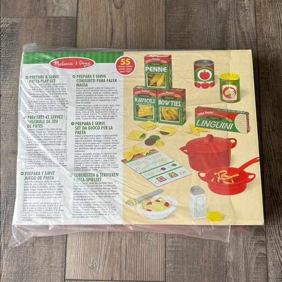 Melissa & Doug Pasta Set Prepare & Serve 55 Piece Set - Picture 3 of 3